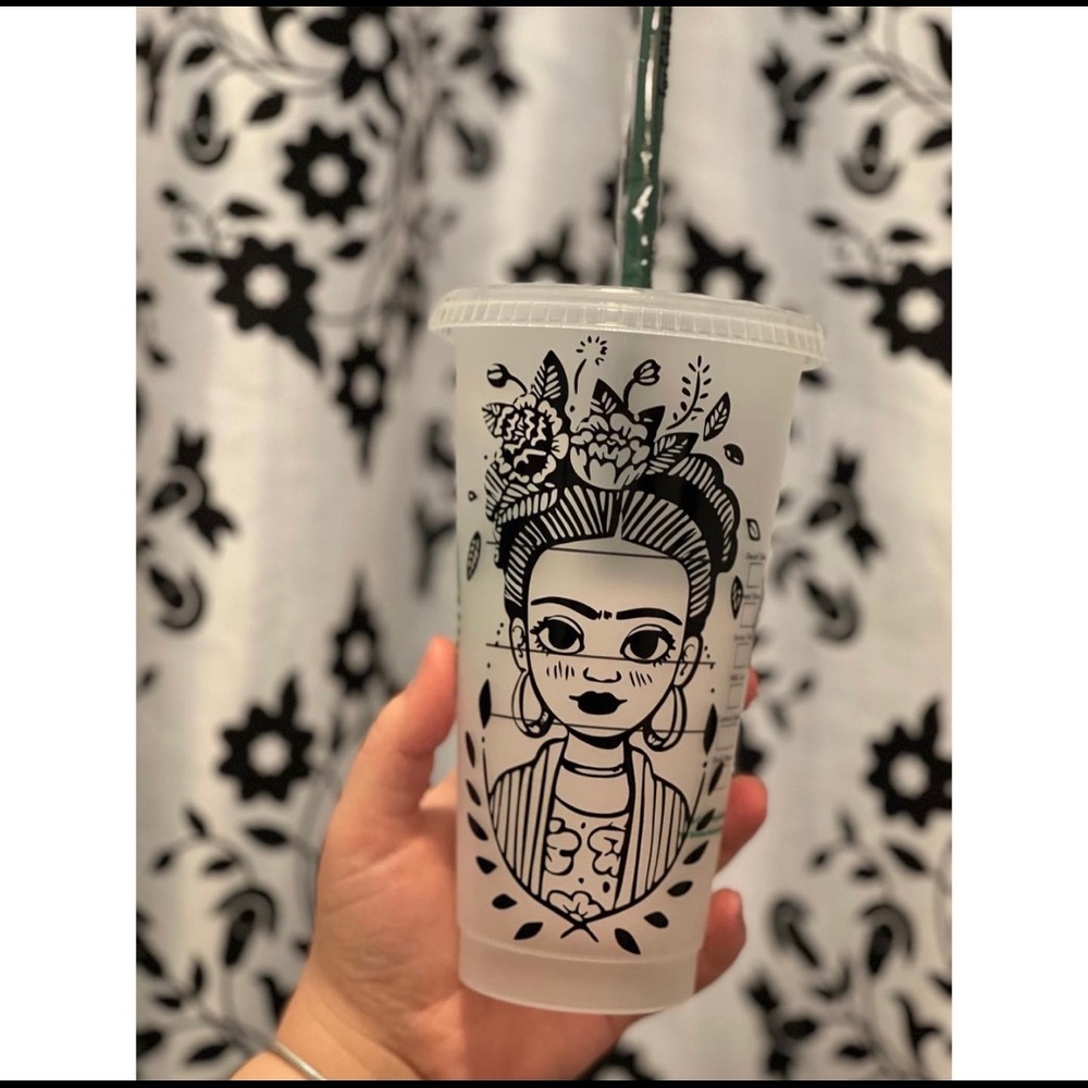 Frida Kahlo Starbucks Tumbler